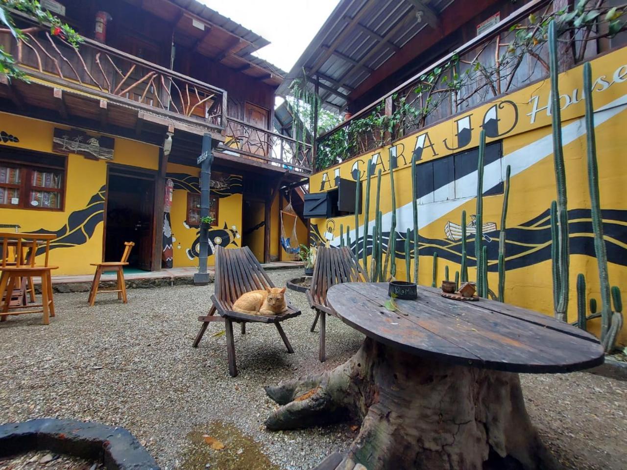 Montañita Al Carajo House Backpackers Hostホステル エクステリア 写真